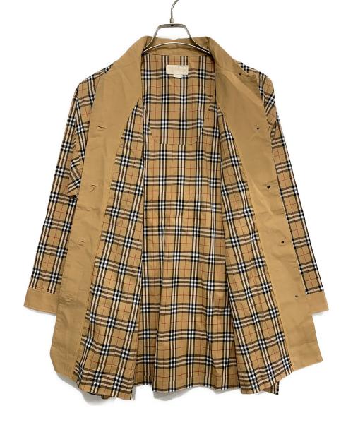 Burberry's（バーバリーズ）Burberry's (バーバリーズ) 長袖シャツ ブラウン サイズ:Mの古着・服飾アイテム
