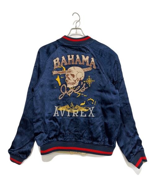 AVIREX（アヴィレックス）AVIREX (アヴィレックス) リバ-シブルスカジャン ネイビー サイズ:Lの古着・服飾アイテム