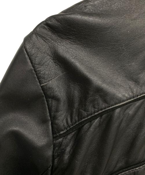 And A（アンド エー）And A (アンド エー) レザージャケット ブラック サイズ:SIZE42の古着・服飾アイテム