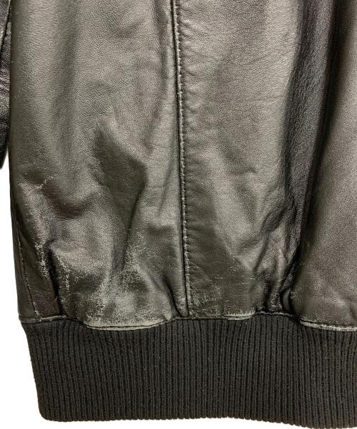 And A（アンド エー）And A (アンド エー) レザージャケット ブラック サイズ:SIZE42の古着・服飾アイテム