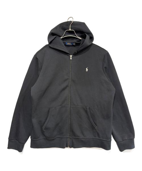 POLO RALPH LAUREN（ポロ・ラルフローレン）POLO RALPH LAUREN (ポロ・ラルフローレン) ジップパーカー ブラック サイズ:XLの古着・服飾アイテム