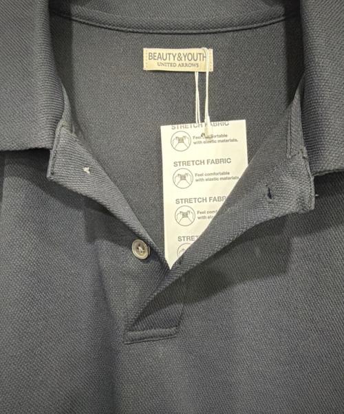 UNITED ARROWS（ユナイテッドアローズ）UNITED ARROWS (ユナイテッドアローズ) 半袖ポロシャツ ブラック サイズ:L 未使用品の古着・服飾アイテム