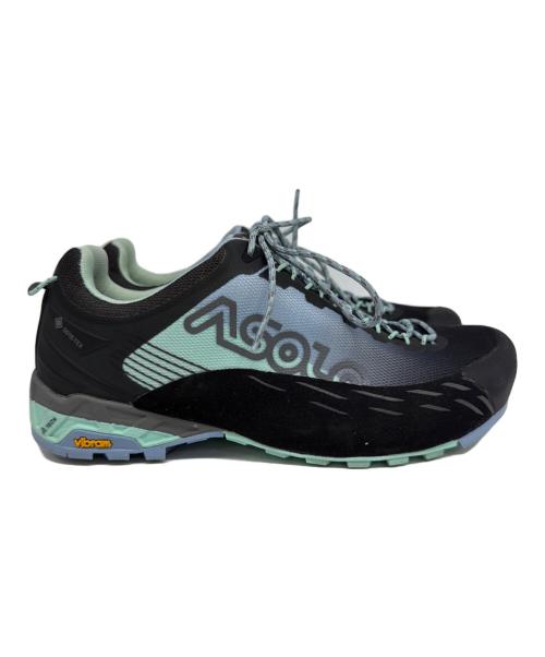 ASOLO（アゾロ）ASOLO (アゾロ) ローカットスニーカー ブルー×ブラック サイズ:24㎝の古着・服飾アイテム