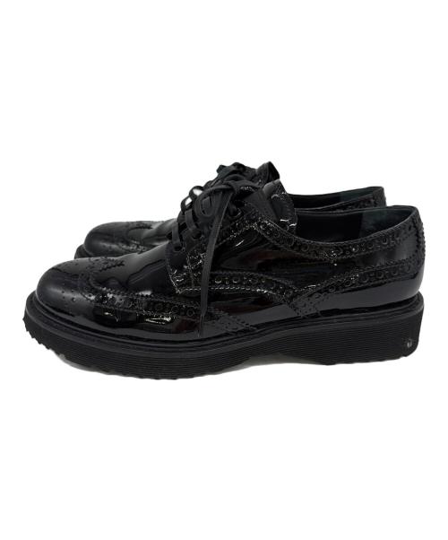 PRADA SPORTS（プラダスポーツ）PRADA SPORTS (プラダスポーツ) ローファー ブラック サイズ:37の古着・服飾アイテム
