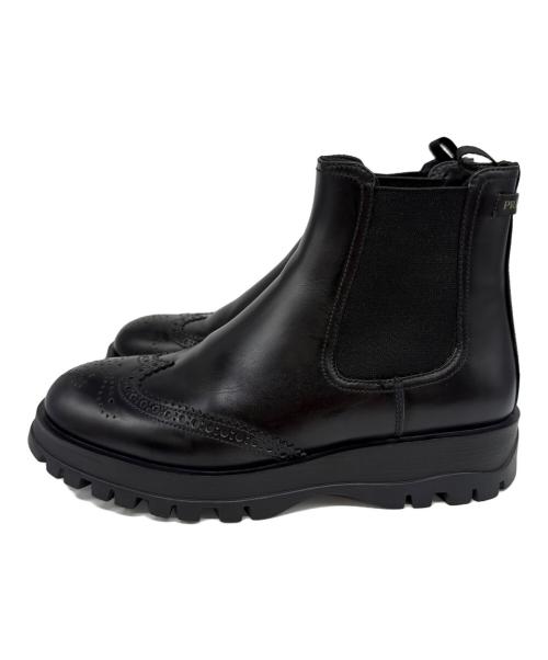 PRADA（プラダ）PRADA (プラダ) ショートブーツ ブラック サイズ:40の古着・服飾アイテム