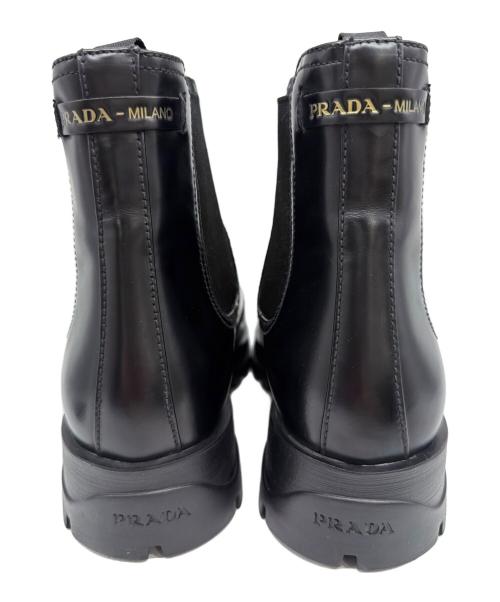 PRADA（プラダ）PRADA (プラダ) ショートブーツ ブラック サイズ:40の古着・服飾アイテム
