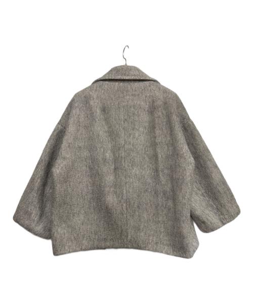 COLLAGE（コラージュ）COLLAGE (コラージュ) ウール混シャギーPコート グレー サイズ:freeの古着・服飾アイテム