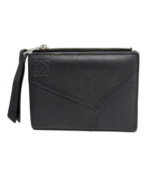 LOEWE（ロエベ）LOEWE (ロエベ) 2つ折り財布 ブラックの古着・服飾アイテム