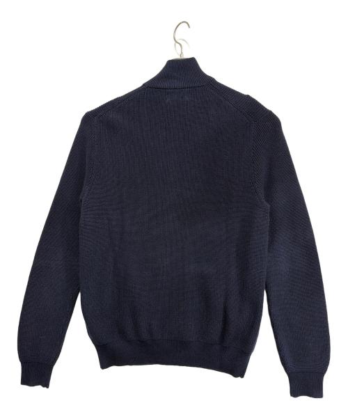 POLO RALPH LAUREN（ポロ・ラルフローレン）POLO RALPH LAUREN (ポロ・ラルフローレン) ジップアップニット ネイビー サイズ:Lの古着・服飾アイテム