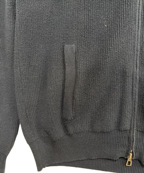 POLO RALPH LAUREN（ポロ・ラルフローレン）POLO RALPH LAUREN (ポロ・ラルフローレン) ジップアップニット ネイビー サイズ:Lの古着・服飾アイテム
