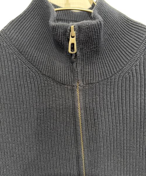 POLO RALPH LAUREN（ポロ・ラルフローレン）POLO RALPH LAUREN (ポロ・ラルフローレン) ジップアップニット ネイビー サイズ:Lの古着・服飾アイテム