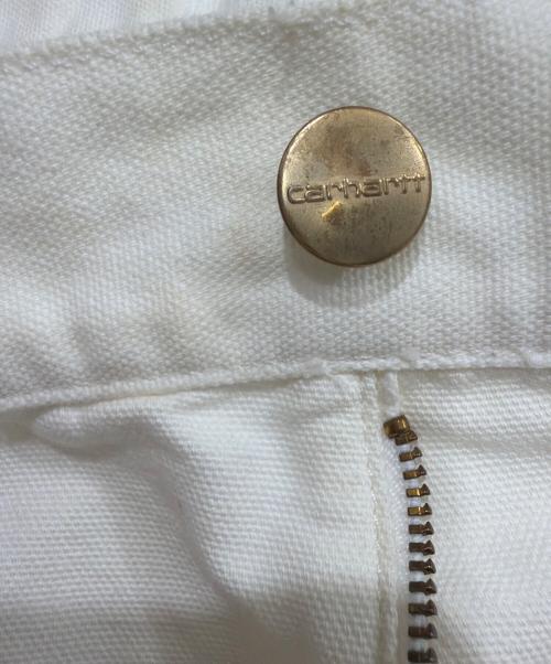 CarHartt（カーハート）CarHartt (カーハート) ダブルニーペインターパンツ アイボリー サイズ:32×32の古着・服飾アイテム