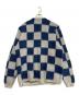 RADIALL (ラディアル) 厚手ニットカーディガン ブルー×グレー サイズ:XL：10000円