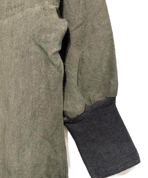 kapoc（カポック）kapoc (カポック) 長袖ワンピース グリーン サイズ:M~Lの古着・服飾アイテム