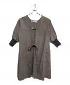 kapocカポック）の古着「長袖ワンピース」｜グレー