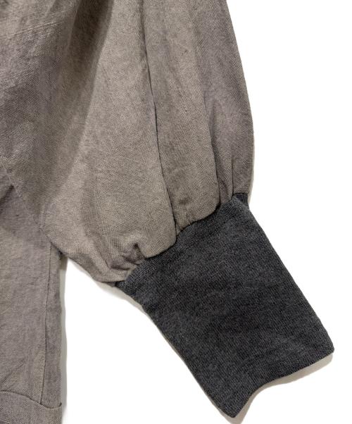 kapoc（カポック）kapoc (カポック) 長袖ワンピース グレー サイズ:M~Lの古着・服飾アイテム