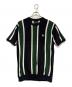 FRED PERRY（フレッドペリー）の古着「薄手ニット」｜ネイビー×グリーン