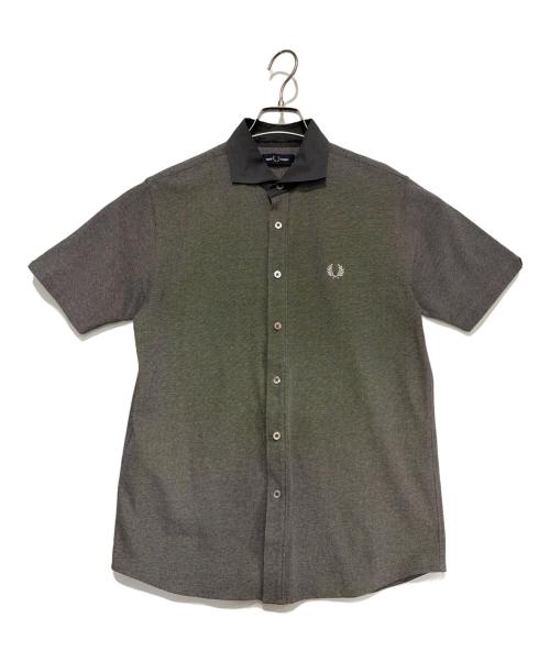 FRED PERRY（フレッドペリー）FRED PERRY (フレッドペリー) 半袖シャツ グレー サイズ:Mの古着・服飾アイテム
