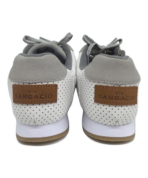 Sangacio（サンガッチョ）SANGACIO (サンガッチョ) ローカットスニーカー グレー×ホワイト サイズ:26cmの古着・服飾アイテム