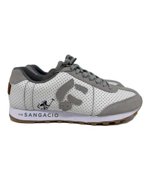 Sangacio（サンガッチョ）SANGACIO (サンガッチョ) ローカットスニーカー グレー×ホワイト サイズ:26cmの古着・服飾アイテム