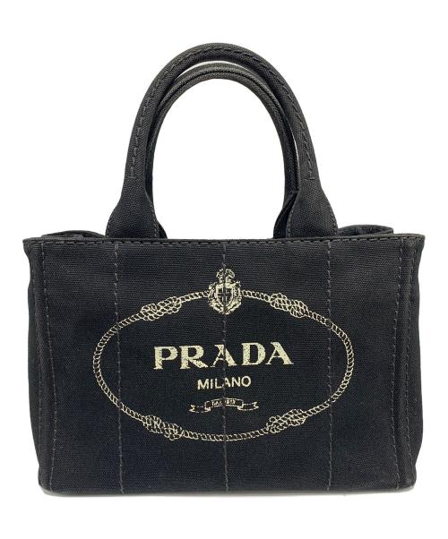 PRADA（プラダ）PRADA (プラダ) 2WAYバッグ ブラックの古着・服飾アイテム