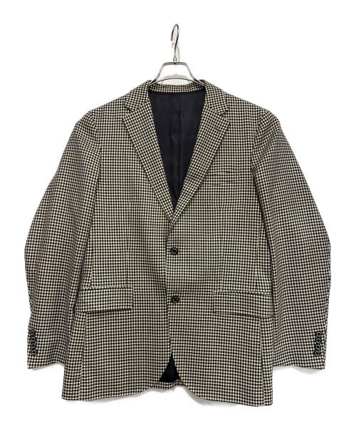 MACKINTOSH PHILOSOPHY（マッキントッシュ フィロソフィー）MACKINTOSH PHILOSOPHY (マッキントッシュ フィロソフィー) テーラードジャケット ブラック×ホワイト サイズ:42Rの古着・服飾アイテム