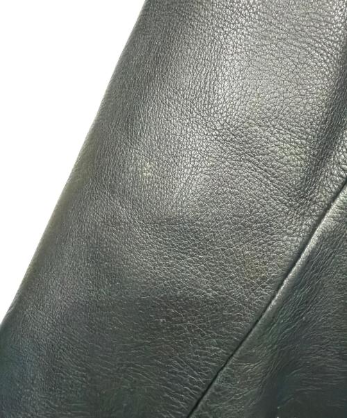 COACH（コーチ）COACH (コーチ) レザージャケット ブラック サイズ:Lの古着・服飾アイテム