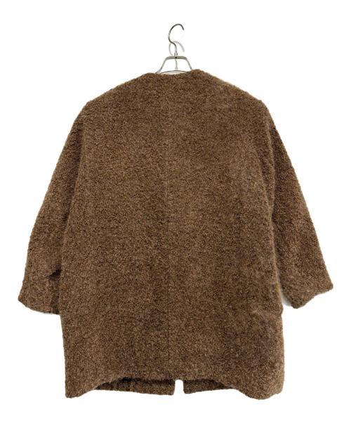 IENA（イエナ）IENA (イエナ) ループツイードコクーンコート ブラウン サイズ:38の古着・服飾アイテム