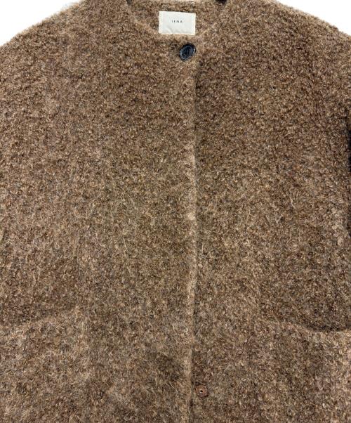 IENA（イエナ）IENA (イエナ) ループツイードコクーンコート ブラウン サイズ:38の古着・服飾アイテム