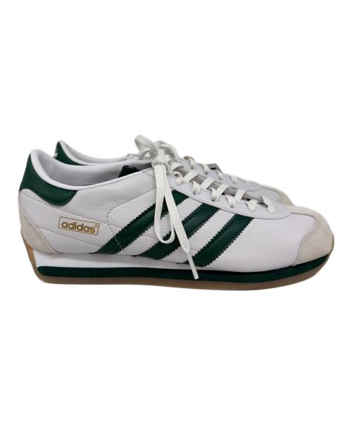 adidas（アディダス）adidas (アディダス) ローカットスニーカー ホワイト×グリーン サイズ:26cm 未使用品の古着・服飾アイテム