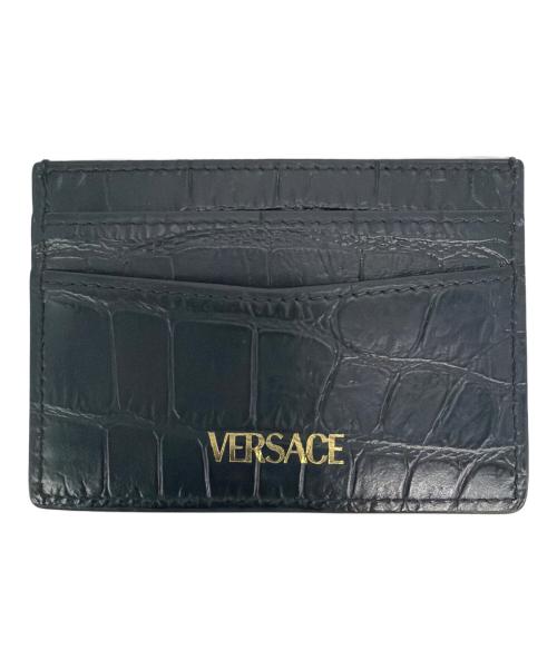 VERSACE（ヴェルサーチ）VERSACE (ヴェルサーチ) カードケース ブラックの古着・服飾アイテム