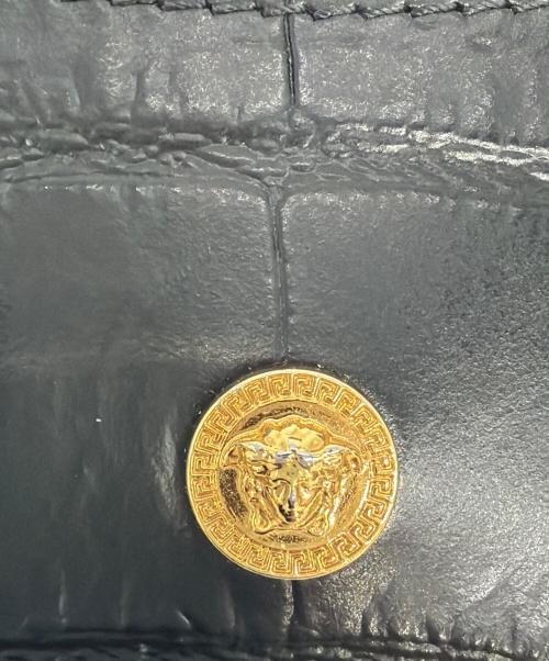 VERSACE（ヴェルサーチ）VERSACE (ヴェルサーチ) カードケース ブラックの古着・服飾アイテム