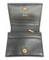 中古・古着 VERSACE (ヴェルサーチ) 2つ折り財布 ブラック：25000円