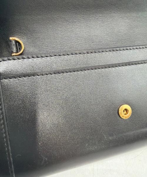 VERSACE（ヴェルサーチ）VERSACE (ヴェルサーチ) 長財布 ブラックの古着・服飾アイテム