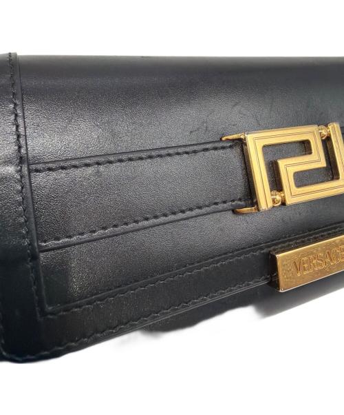 VERSACE（ヴェルサーチ）VERSACE (ヴェルサーチ) 長財布 ブラックの古着・服飾アイテム