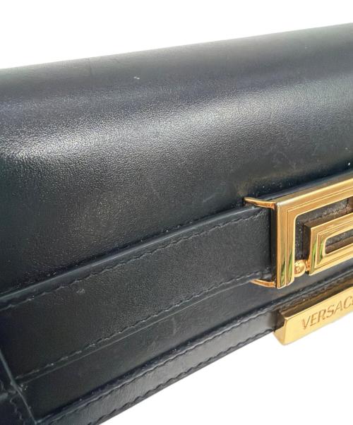 VERSACE（ヴェルサーチ）VERSACE (ヴェルサーチ) 長財布 ブラックの古着・服飾アイテム