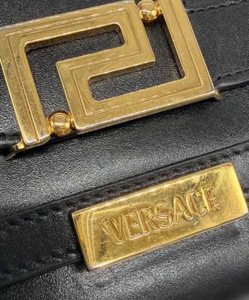 VERSACE（ヴェルサーチ）VERSACE (ヴェルサーチ) 長財布 ブラックの古着・服飾アイテム