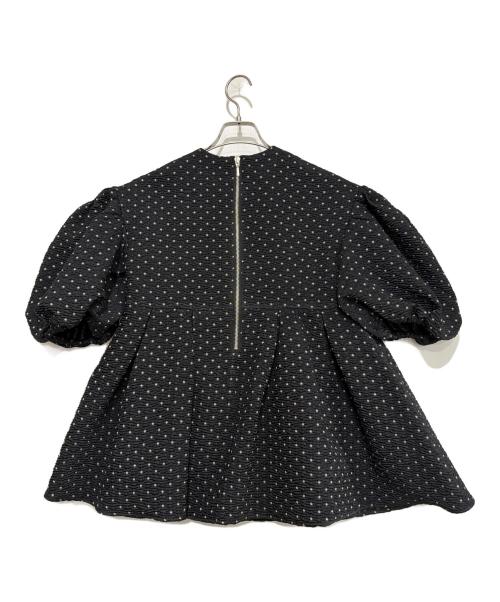 Bluelea（ブルレア）BLUELEA (ブルレア) 半袖ブラウス ブラック サイズ:freeの古着・服飾アイテム