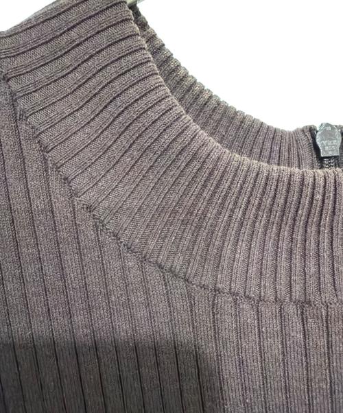 CELFORD（セルフォード）CELFORD (セルフォード) ノースリーブワンピース ブラウン サイズ:38の古着・服飾アイテム