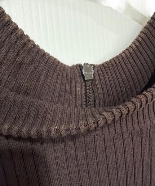 CELFORD（セルフォード）CELFORD (セルフォード) ノースリーブワンピース ブラウン サイズ:38の古着・服飾アイテム
