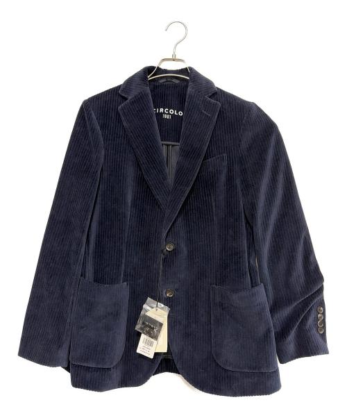 CIRCOLO 1901（チルコロ1901）CIRCOLO 1901 (チルコロ1901) コーデュロイジャケット ネイビー サイズ:46の古着・服飾アイテム