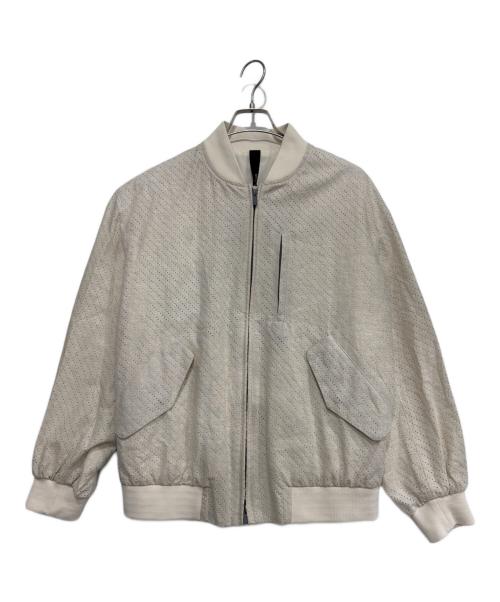 HEVO（イーヴォ）Hevo (イーヴォ) ジップアップジャケット ベージュ サイズ:46の古着・服飾アイテム