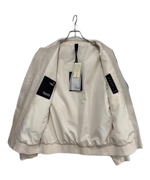 HEVO（イーヴォ）Hevo (イーヴォ) ジップアップジャケット ベージュ サイズ:46の古着・服飾アイテム