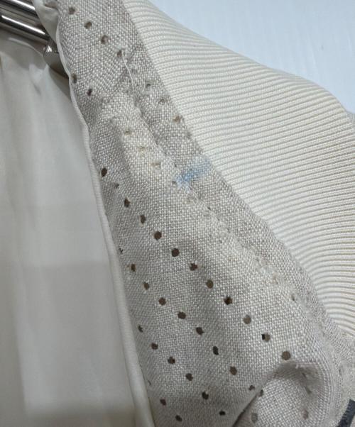 HEVO（イーヴォ）Hevo (イーヴォ) ジップアップジャケット ベージュ サイズ:46の古着・服飾アイテム