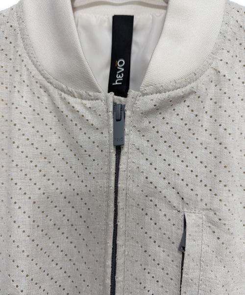 HEVO（イーヴォ）Hevo (イーヴォ) ジップアップジャケット ベージュ サイズ:46の古着・服飾アイテム