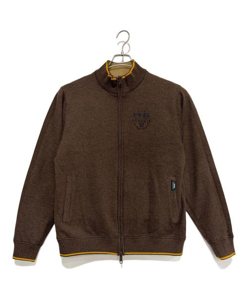 PiNG（ピン）PING (ピン) リバーシブルジャケット ベージュ サイズ:Mの古着・服飾アイテム