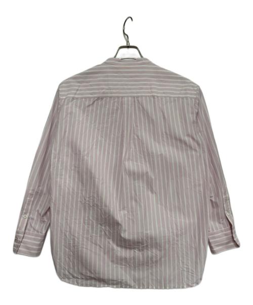 23区（ニジュウサンク）23区 (ニジュウサンク) 長袖シャツ ホワイト×ピンク サイズ:38の古着・服飾アイテム