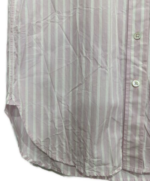 23区（ニジュウサンク）23区 (ニジュウサンク) 長袖シャツ ホワイト×ピンク サイズ:38の古着・服飾アイテム