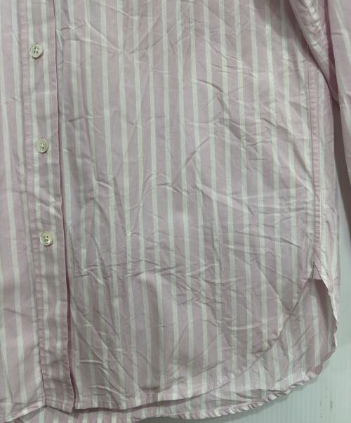 23区（ニジュウサンク）23区 (ニジュウサンク) 長袖シャツ ホワイト×ピンク サイズ:38の古着・服飾アイテム