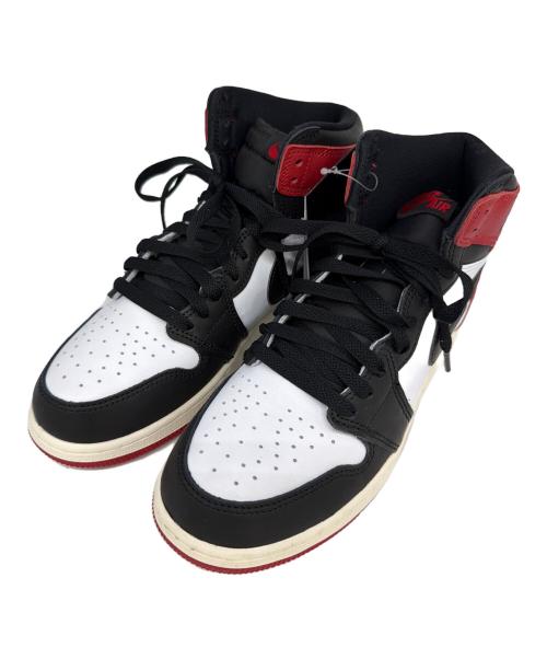 NIKE（ナイキ）NIKE (ナイキ) ハイカットスニーカー ホワイト×ブラック×レッド サイズ:24.5㎝ 未使用品の古着・服飾アイテム